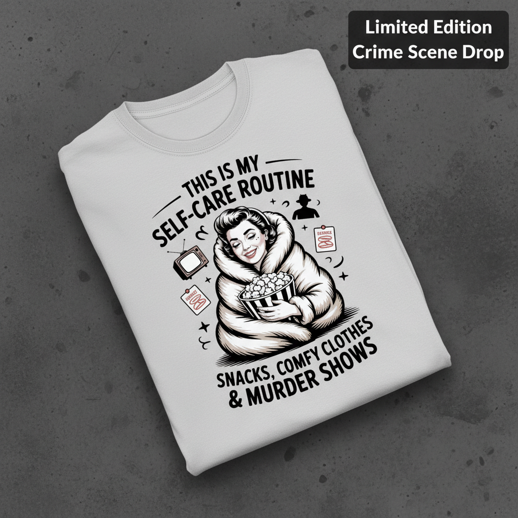 Murder Show Self-Care T-Shirt_fold_tilt