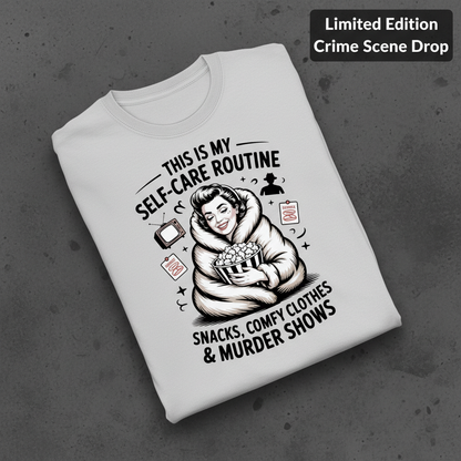 Murder Show Self-Care T-Shirt_fold_tilt