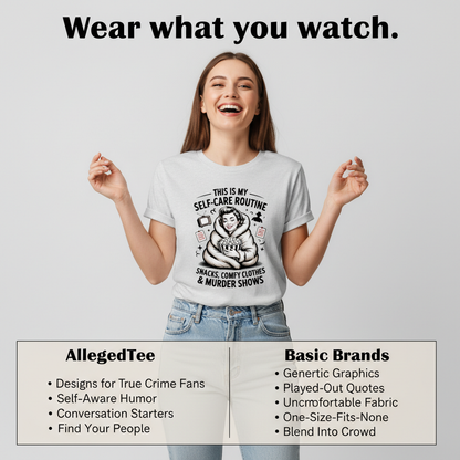 Murder Show Self-Care T-Shirt_product_table