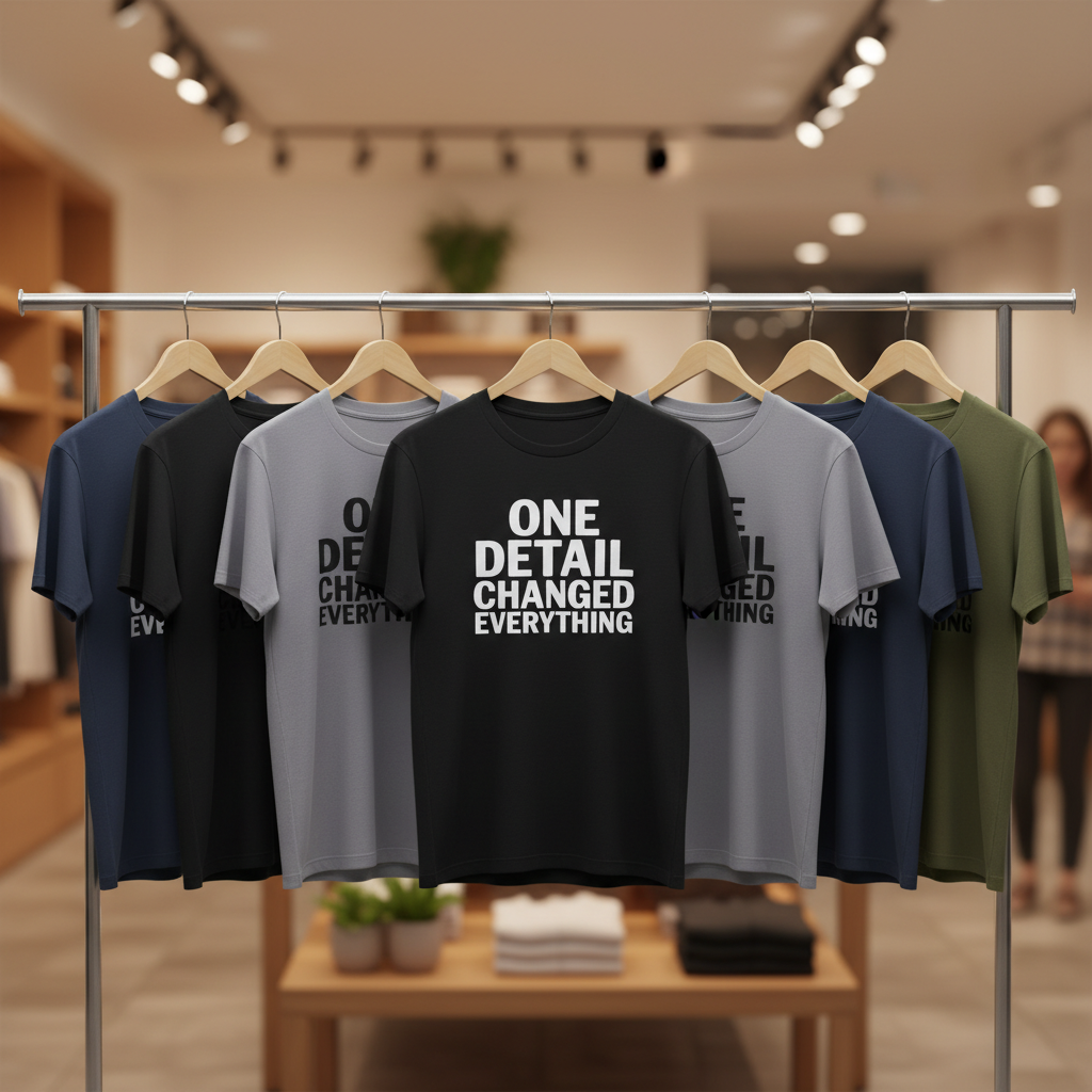 One Detail Changed Everything T-Shirt_boutique_rack