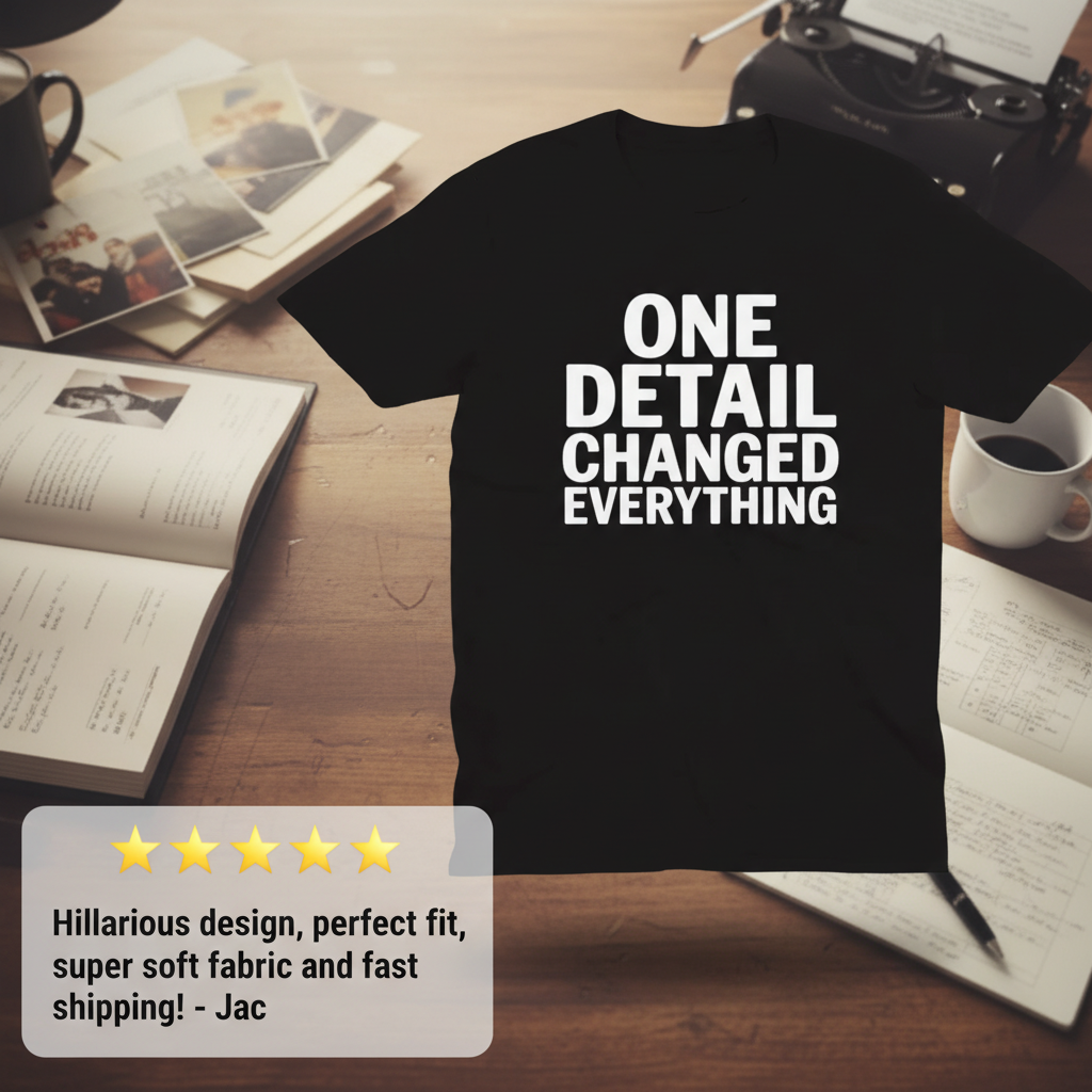 One Detail Changed Everything T-Shirt_review_5star