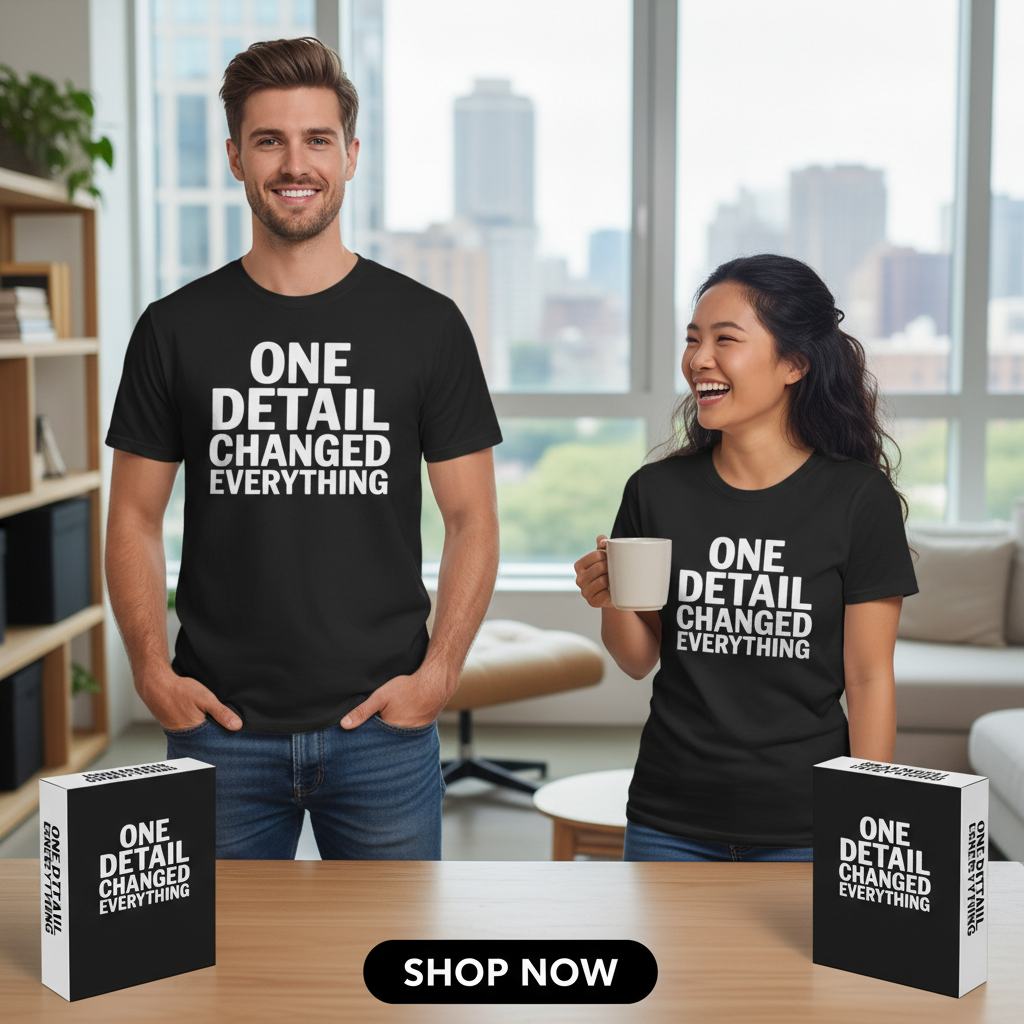 One Detail Changed Everything T-Shirt_dual_lifestyle