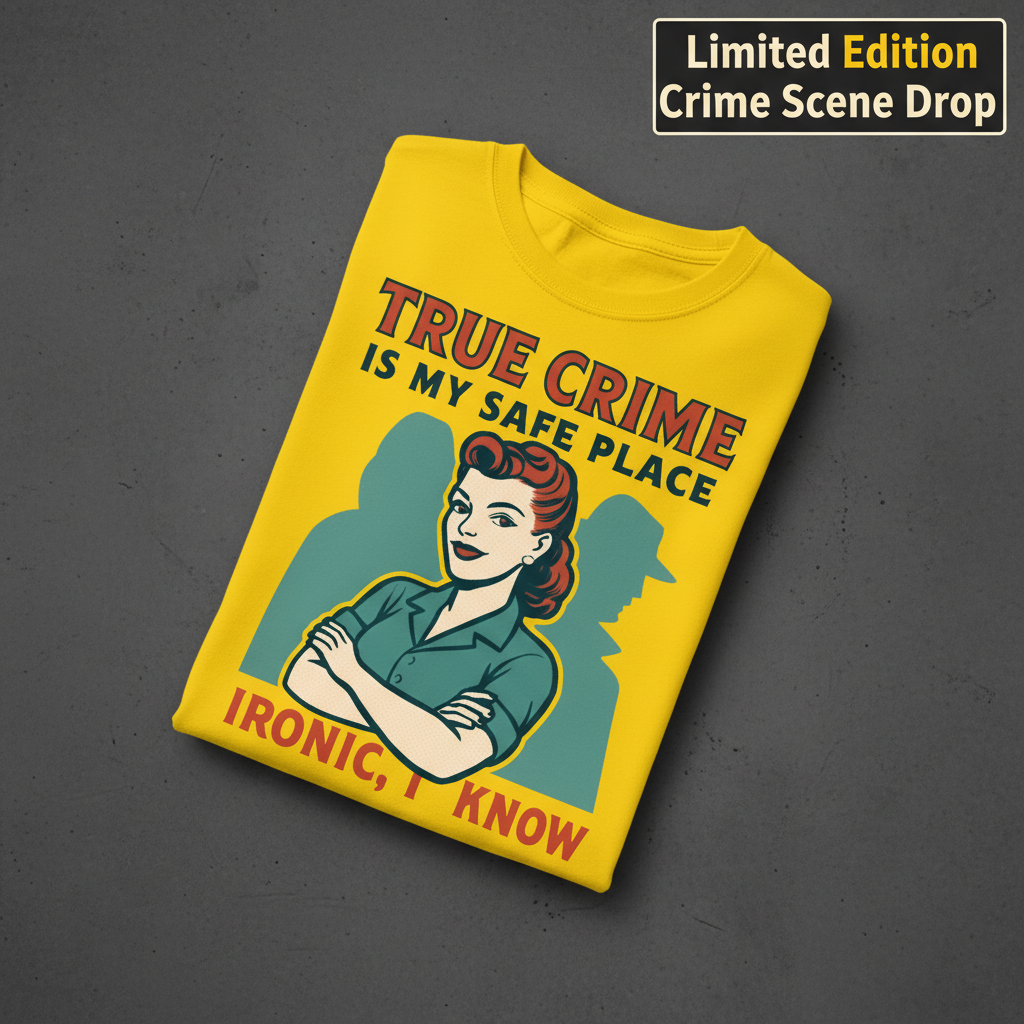 True Crime Safe Place T-Shirt_fold_tilt
