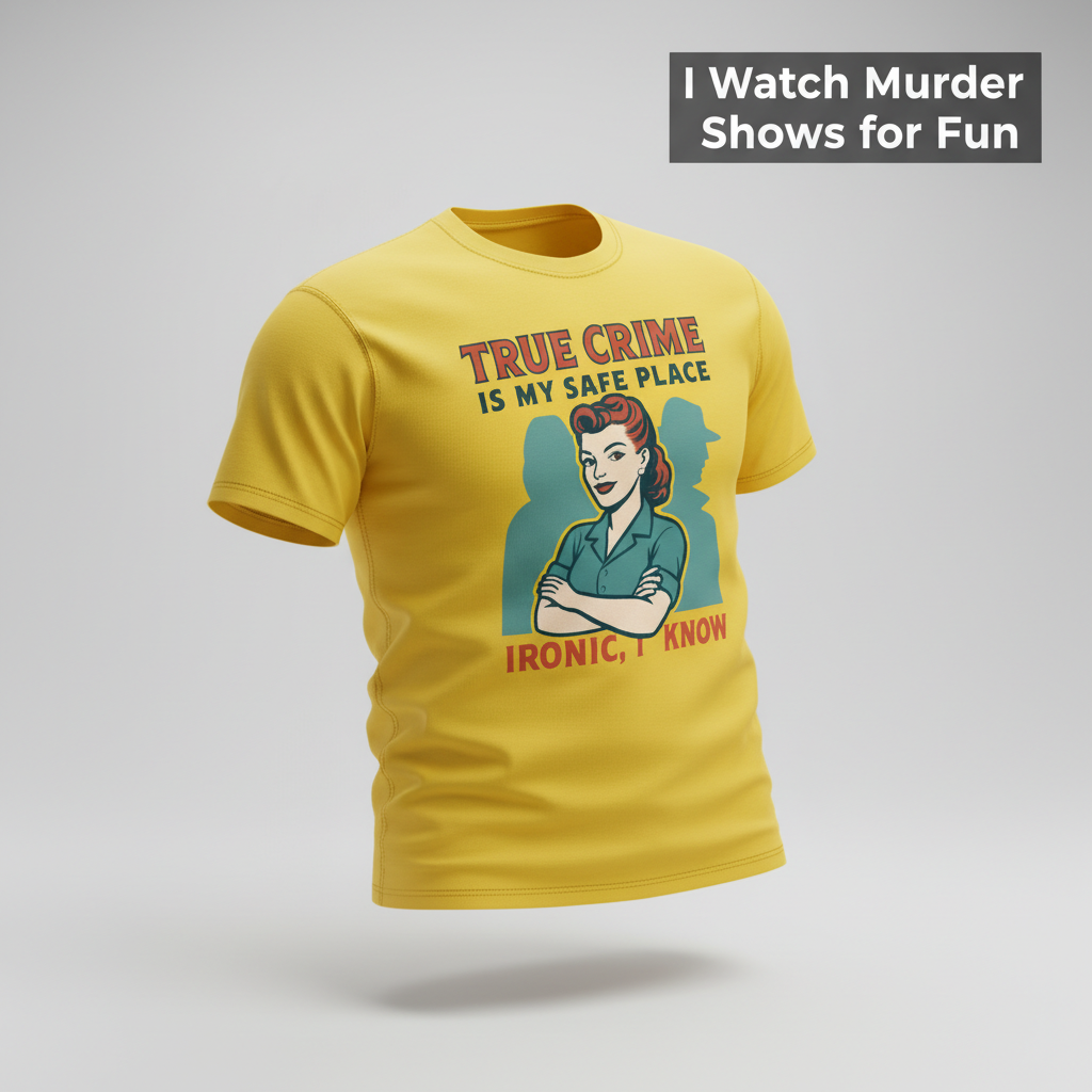 True Crime Safe Place T-Shirt_3d_float