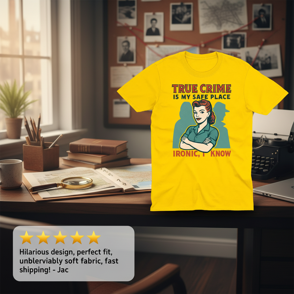 True Crime Safe Place T-Shirt_review_5star