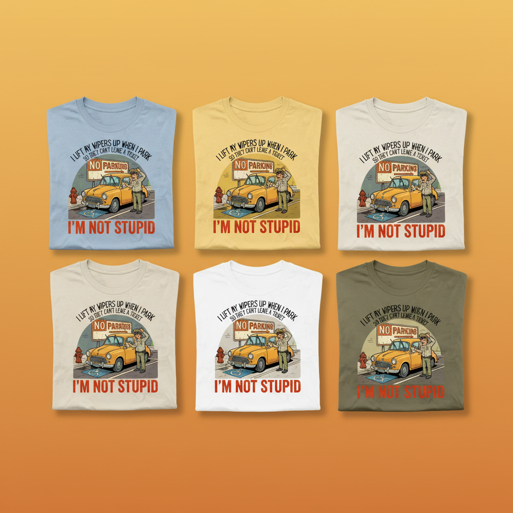 I'm Not Stupid T-Shirt_6color_grid