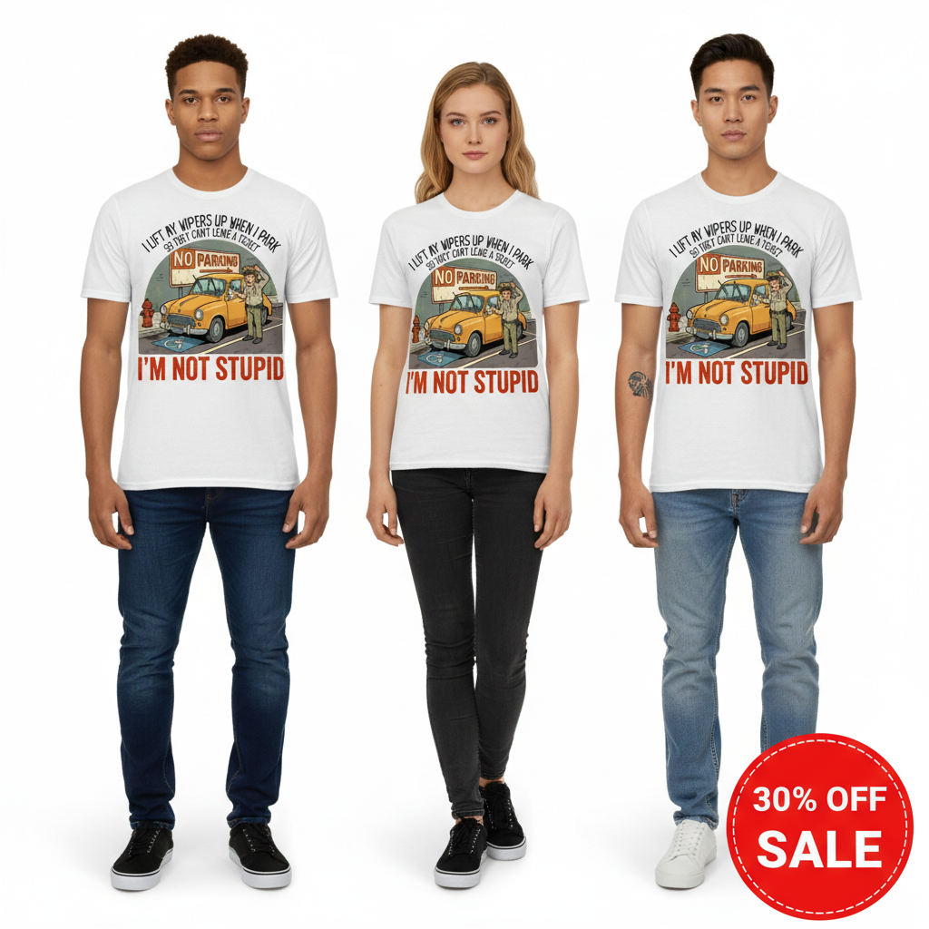 I'm Not Stupid T-Shirt_3_model