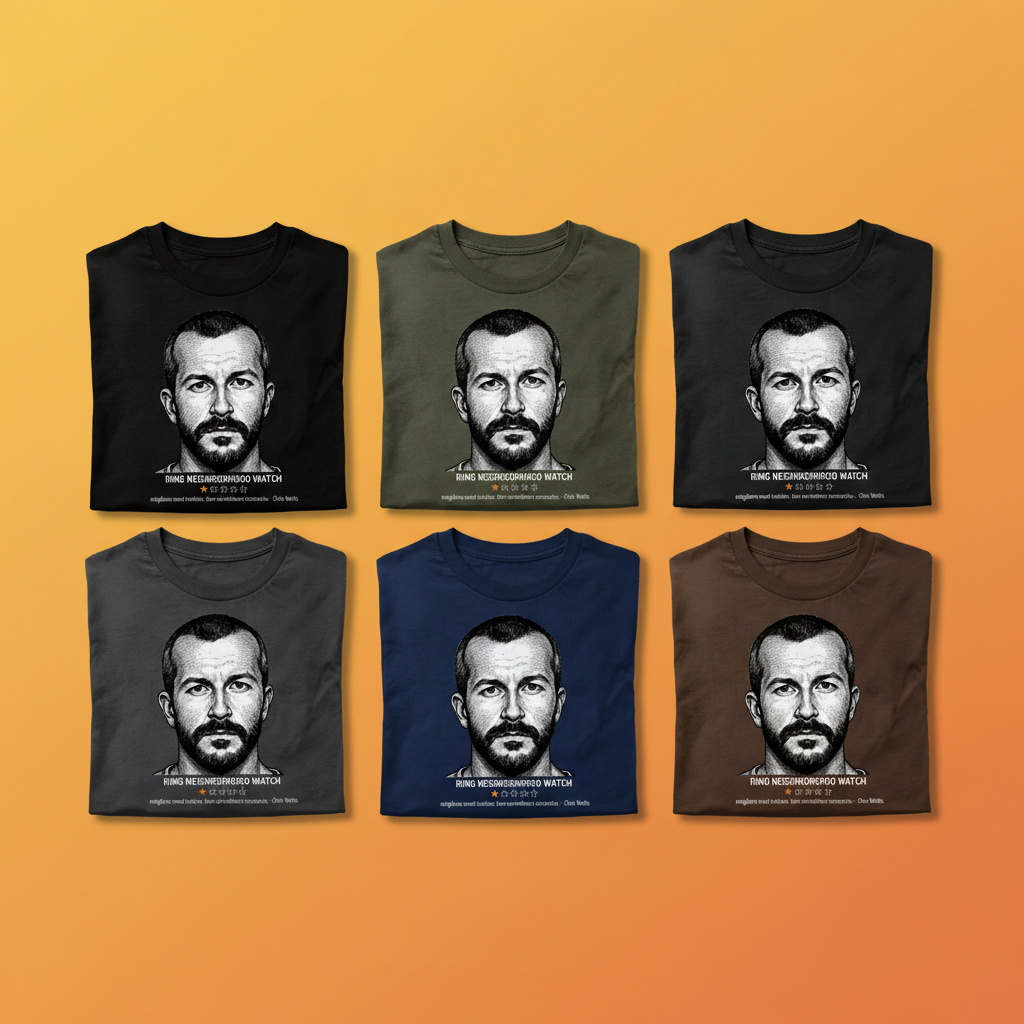 Chris Watts One-Star Criminal T-Shirt_6color_grid