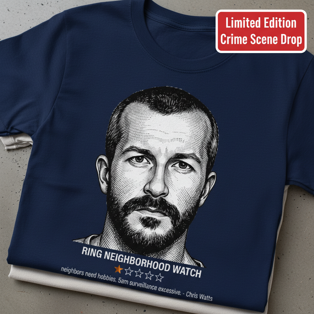 Chris Watts One-Star Criminal T-Shirt_stacked_flatlay