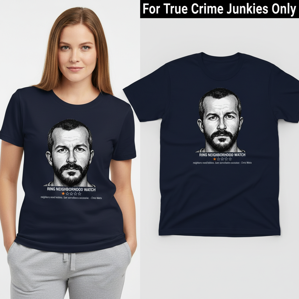 Chris Watts One-Star Criminal T-Shirt_model_flat