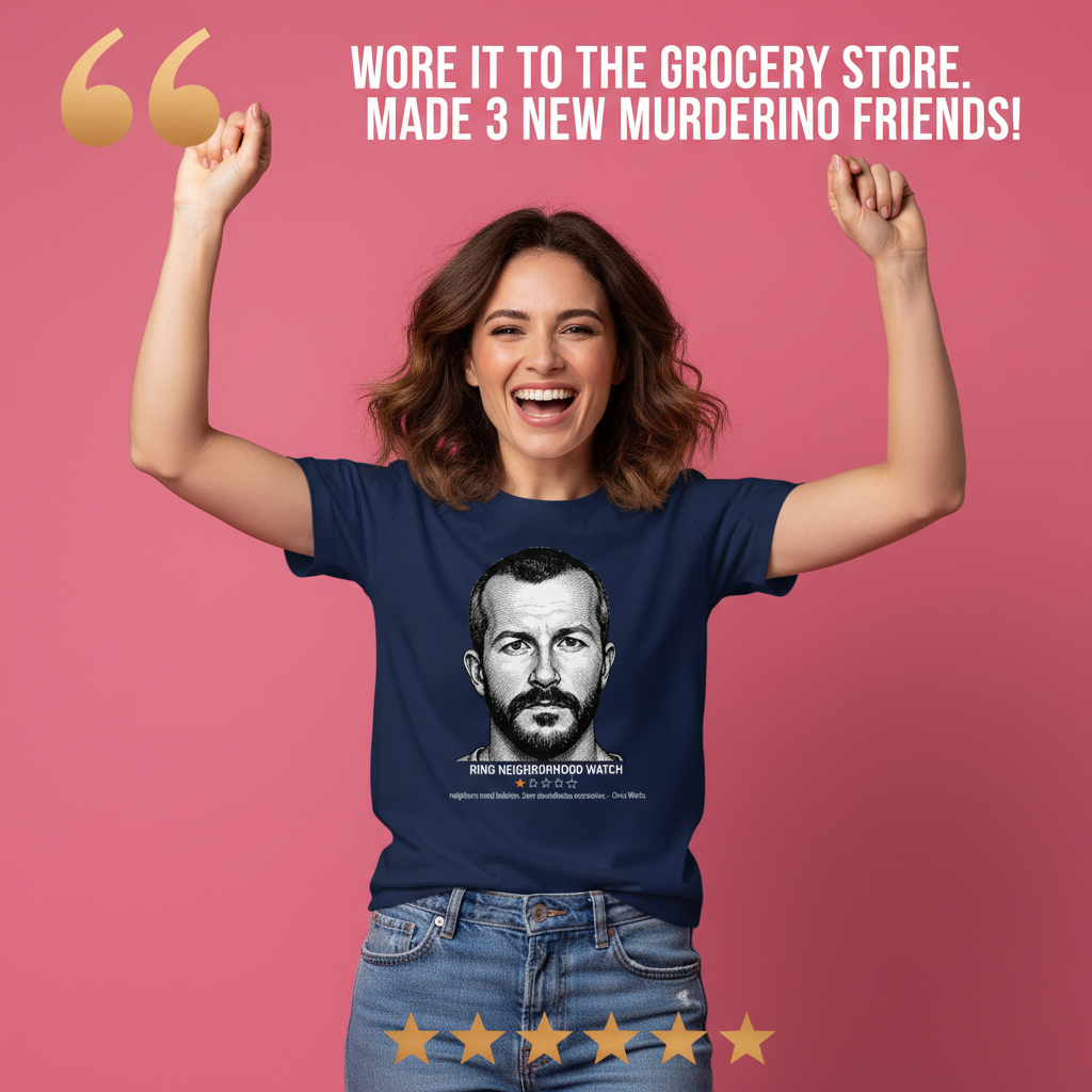 Chris Watts One-Star Criminal T-Shirt_model_testimonial