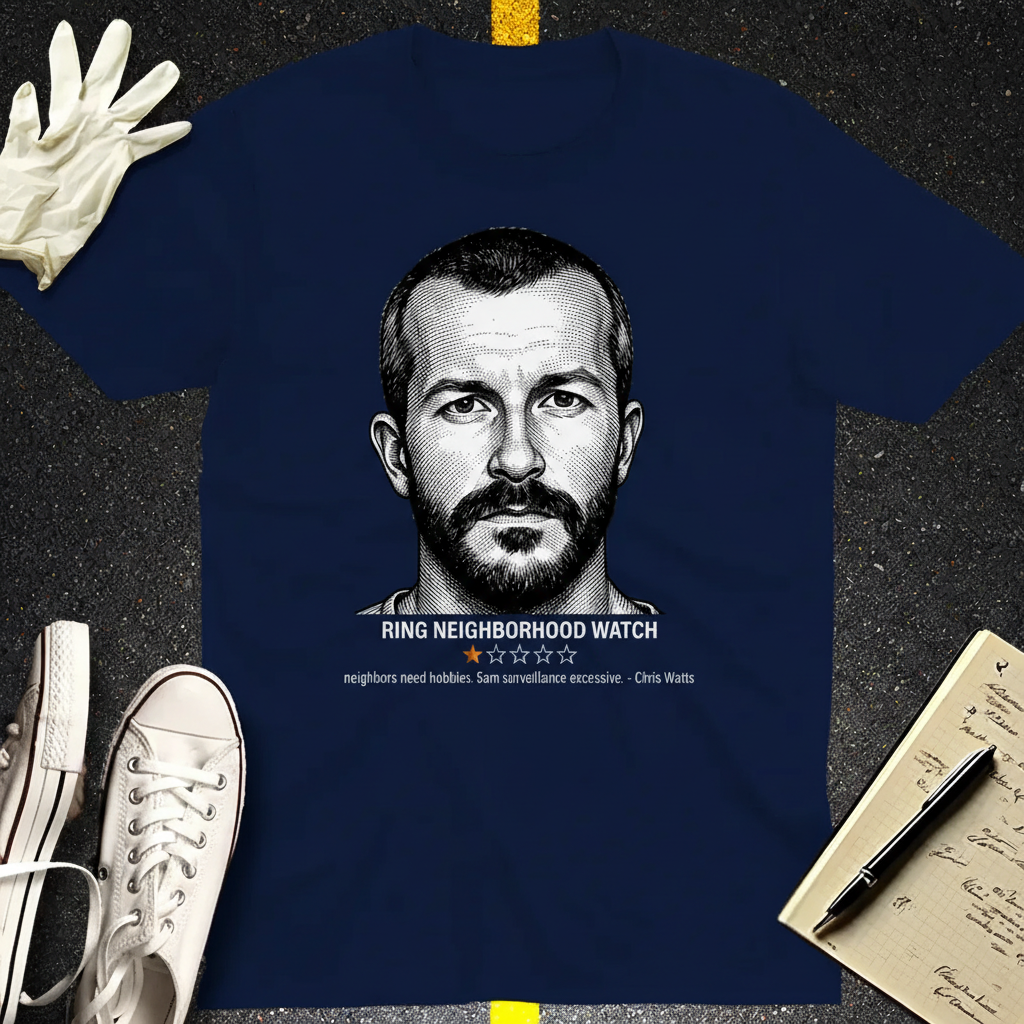 Chris Watts One-Star Criminal T-Shirt_3_model