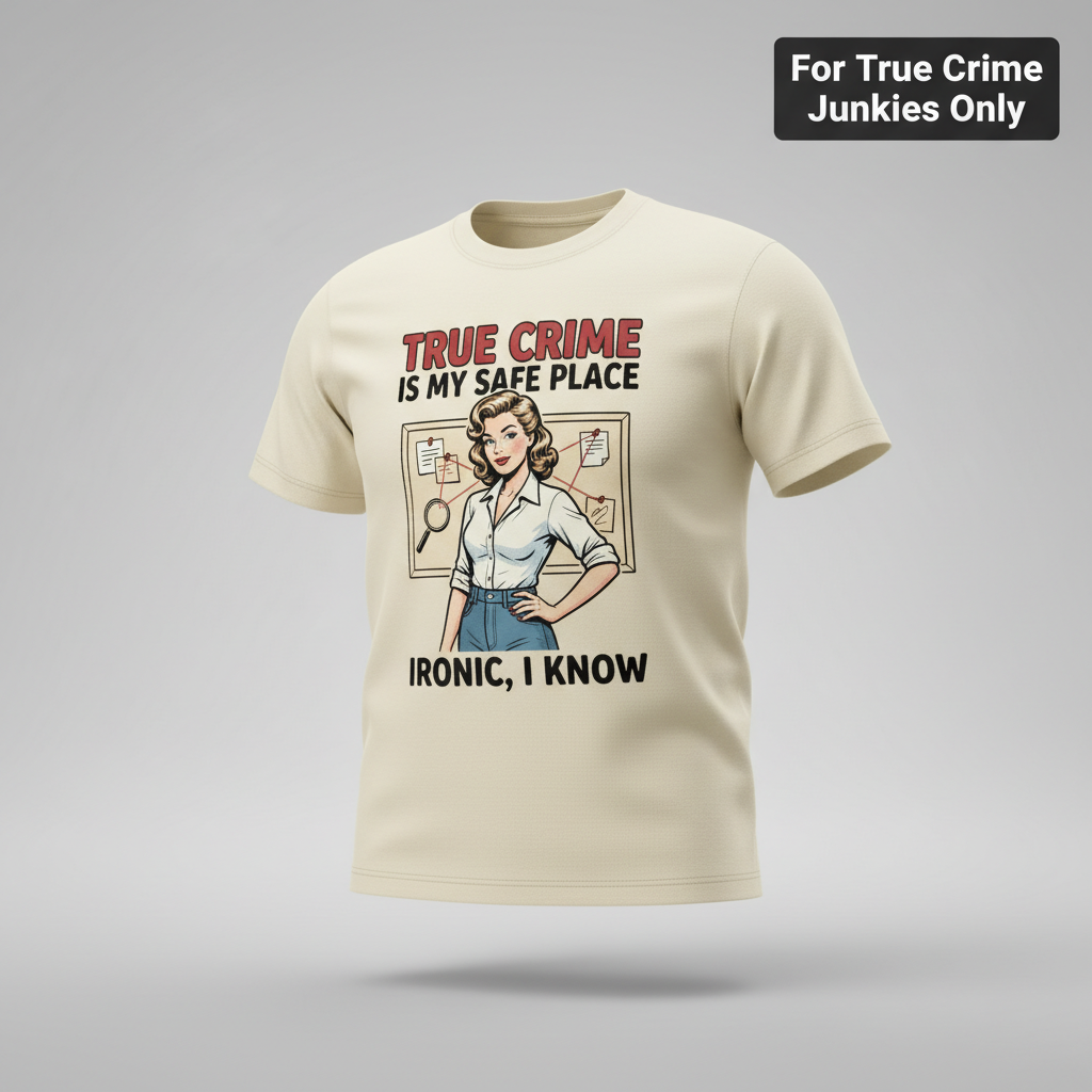 True Crime Safe Place T-Shirt_3d_float