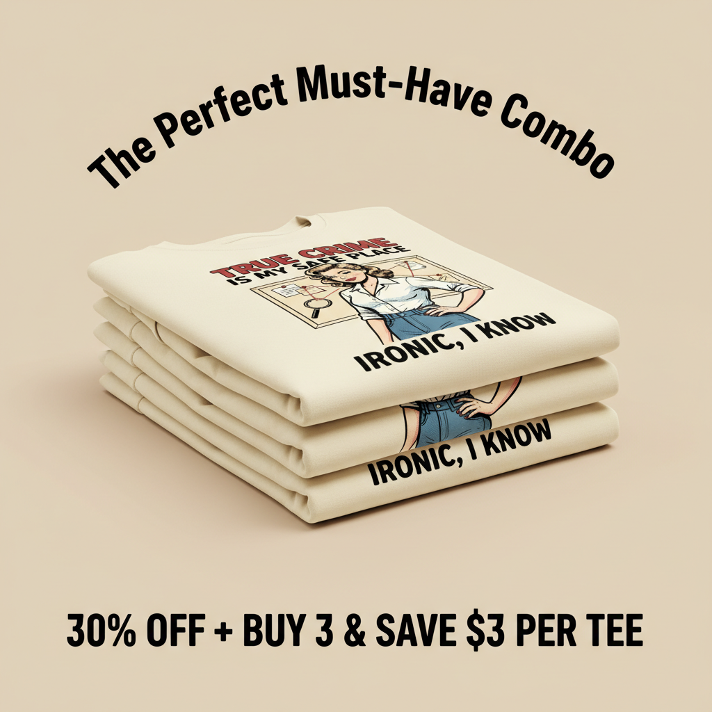 True Crime Safe Place T-Shirt_stacked_promotion