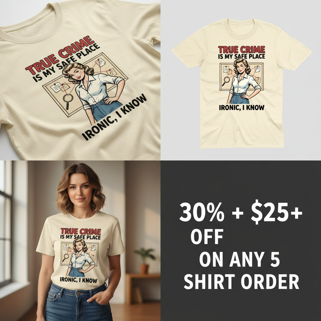 True Crime Safe Place T-Shirt_4_panel