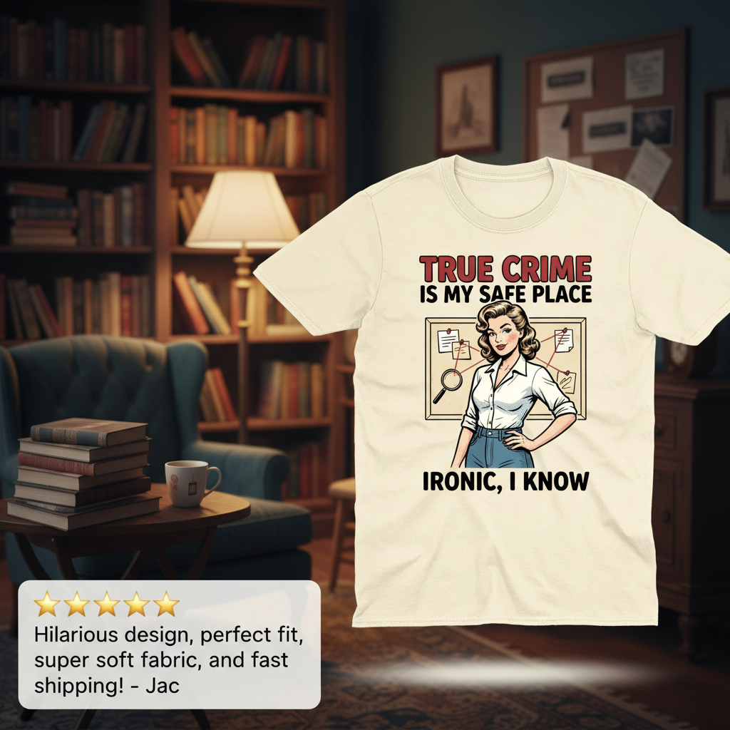 True Crime Safe Place T-Shirt_review_5star