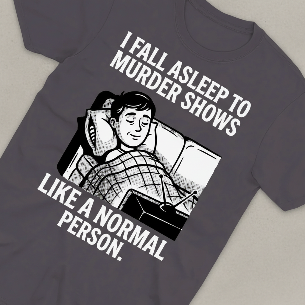 Murder Shows and Chill T-Shirt_extreme_za