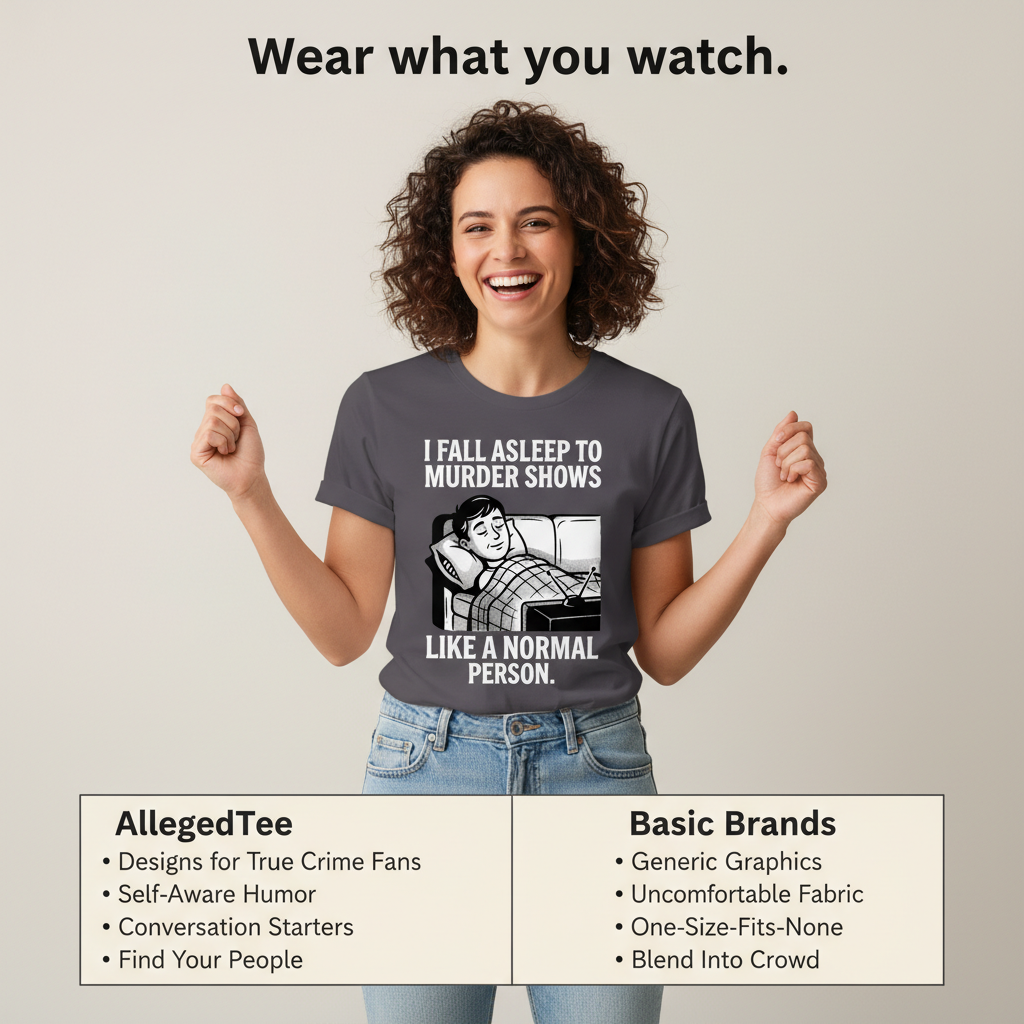 Murder Shows and Chill T-Shirt_product_table