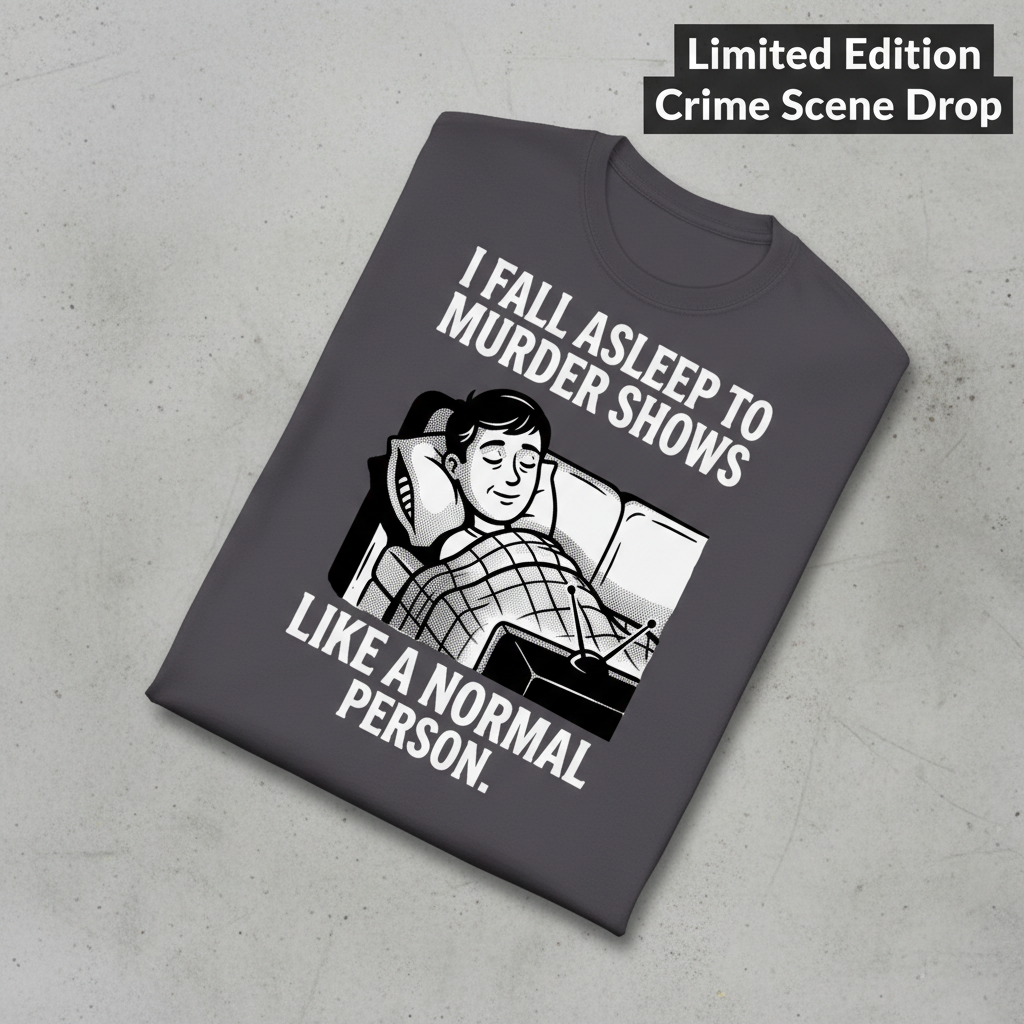 Murder Shows and Chill T-Shirt_fold_tilt