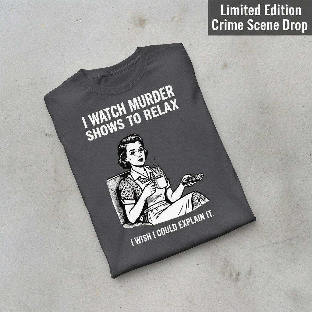 Murder Shows & Chill T-Shirt_fold_tilt