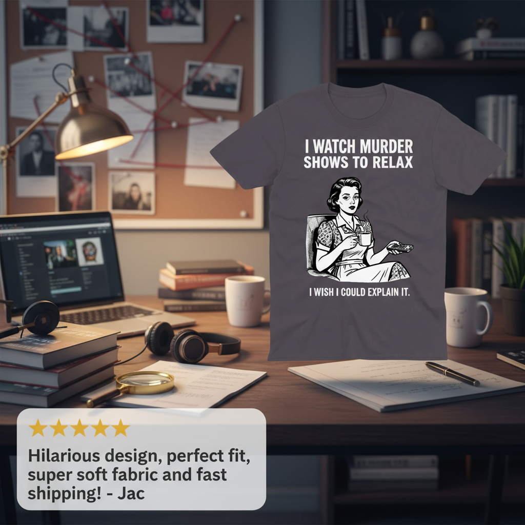 Murder Shows & Chill T-Shirt_review_5star