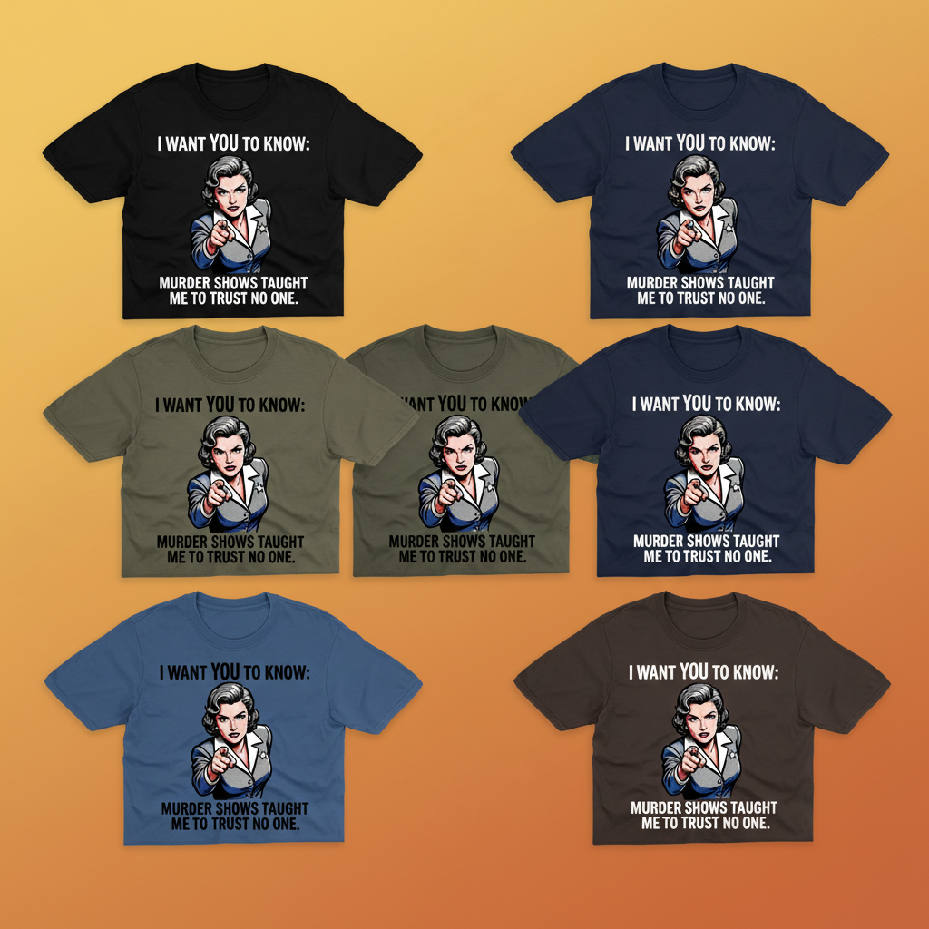 Trust No One T-Shirt_6color_grid