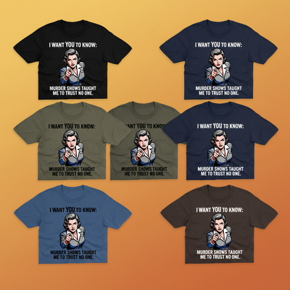 Trust No One T-Shirt_6color_grid