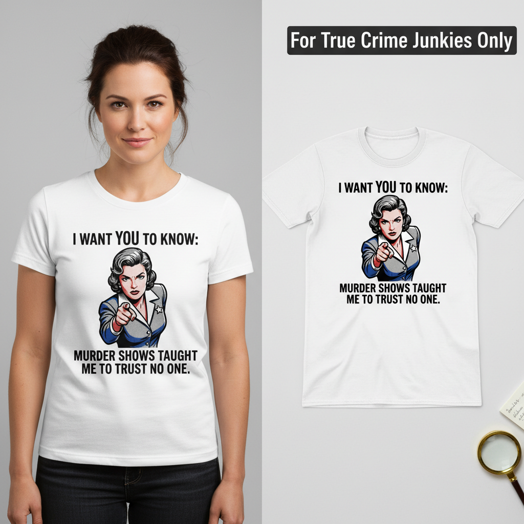 Trust No One T-Shirt_model_flat