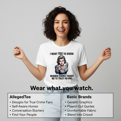 Trust No One T-Shirt_product_table