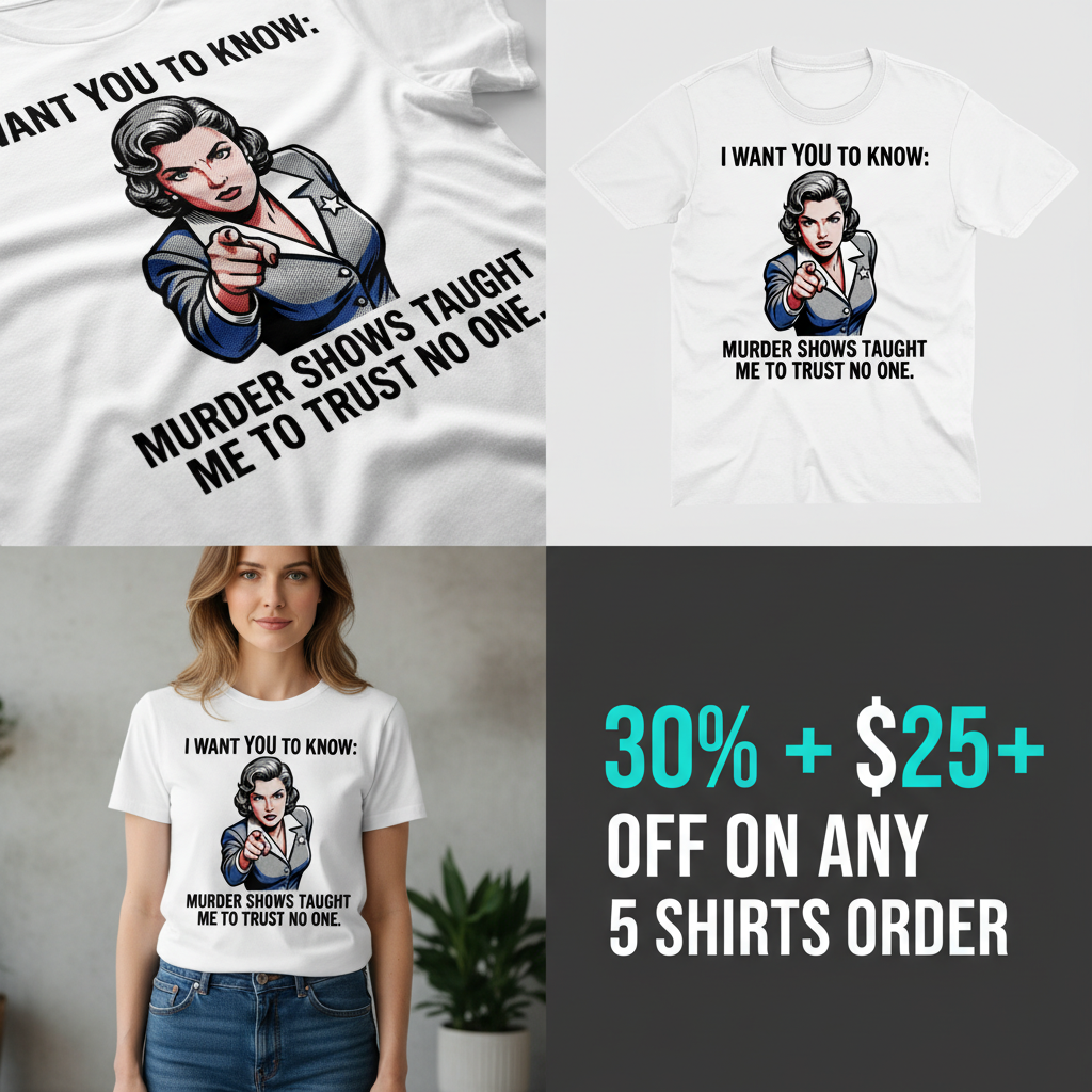 Trust No One T-Shirt_4_panel