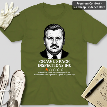 Crawl Space Inspections Review T-Shirt_clean