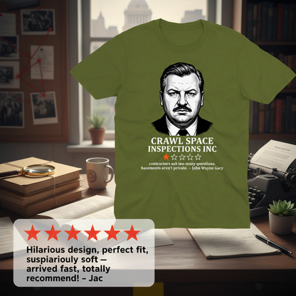 Crawl Space Inspections Review T-Shirt_review_5star
