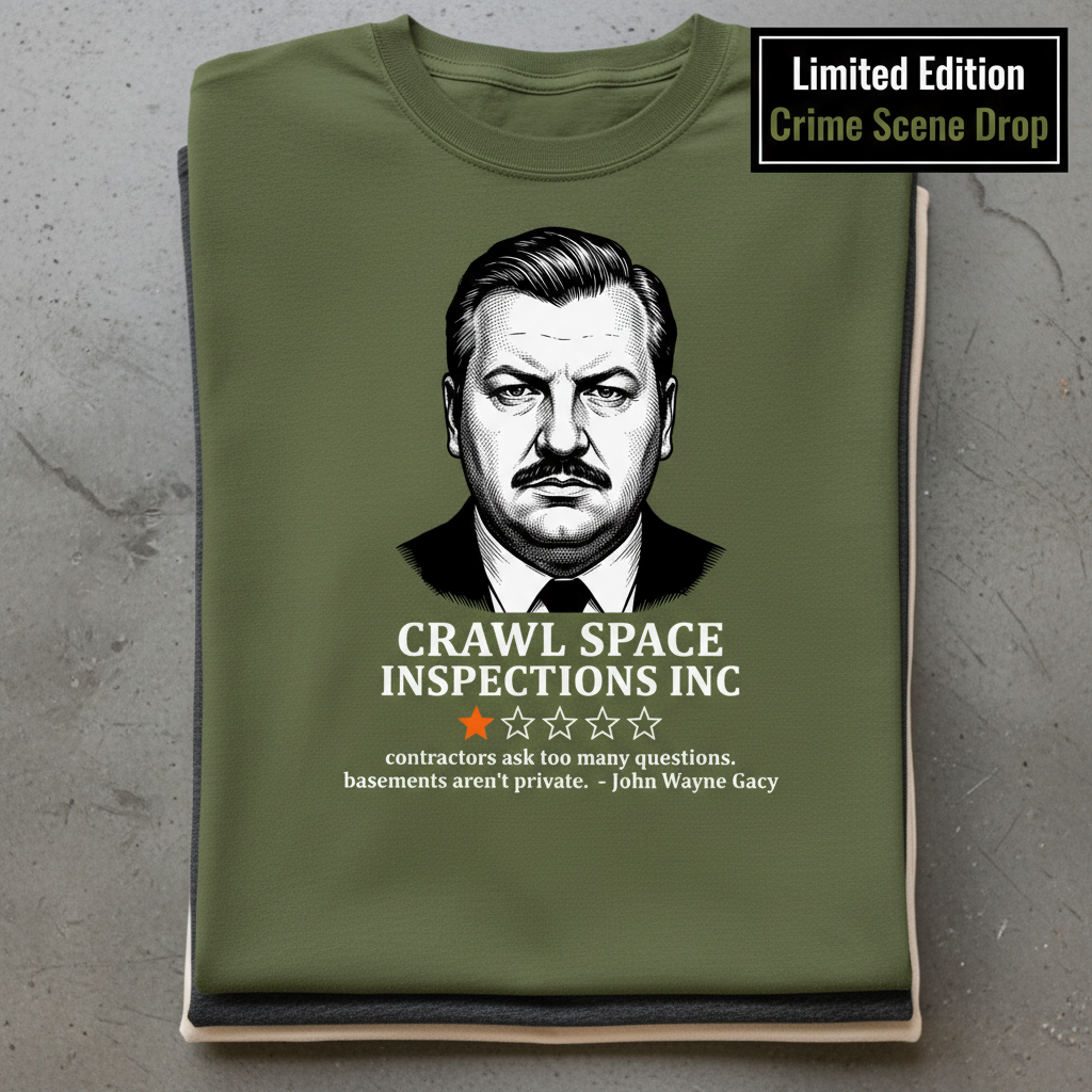 Crawl Space Inspections Review T-Shirt_stacked_flatlay