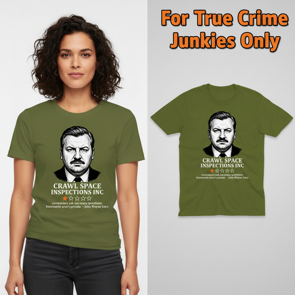 Crawl Space Inspections Review T-Shirt_model_flat