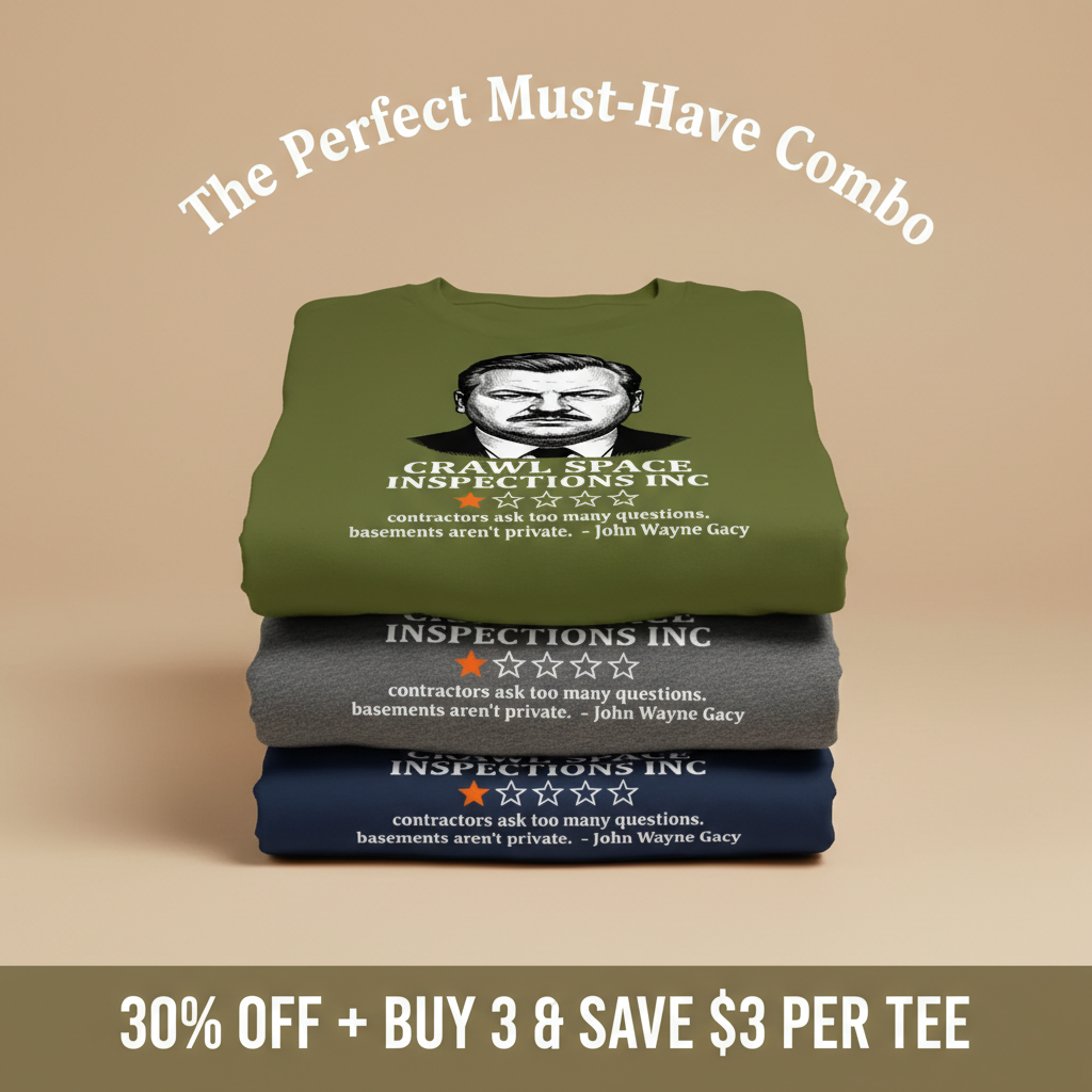 Crawl Space Inspections Review T-Shirt_stacked_promotion