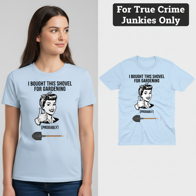 Probably Gardening T-Shirt_model_flat