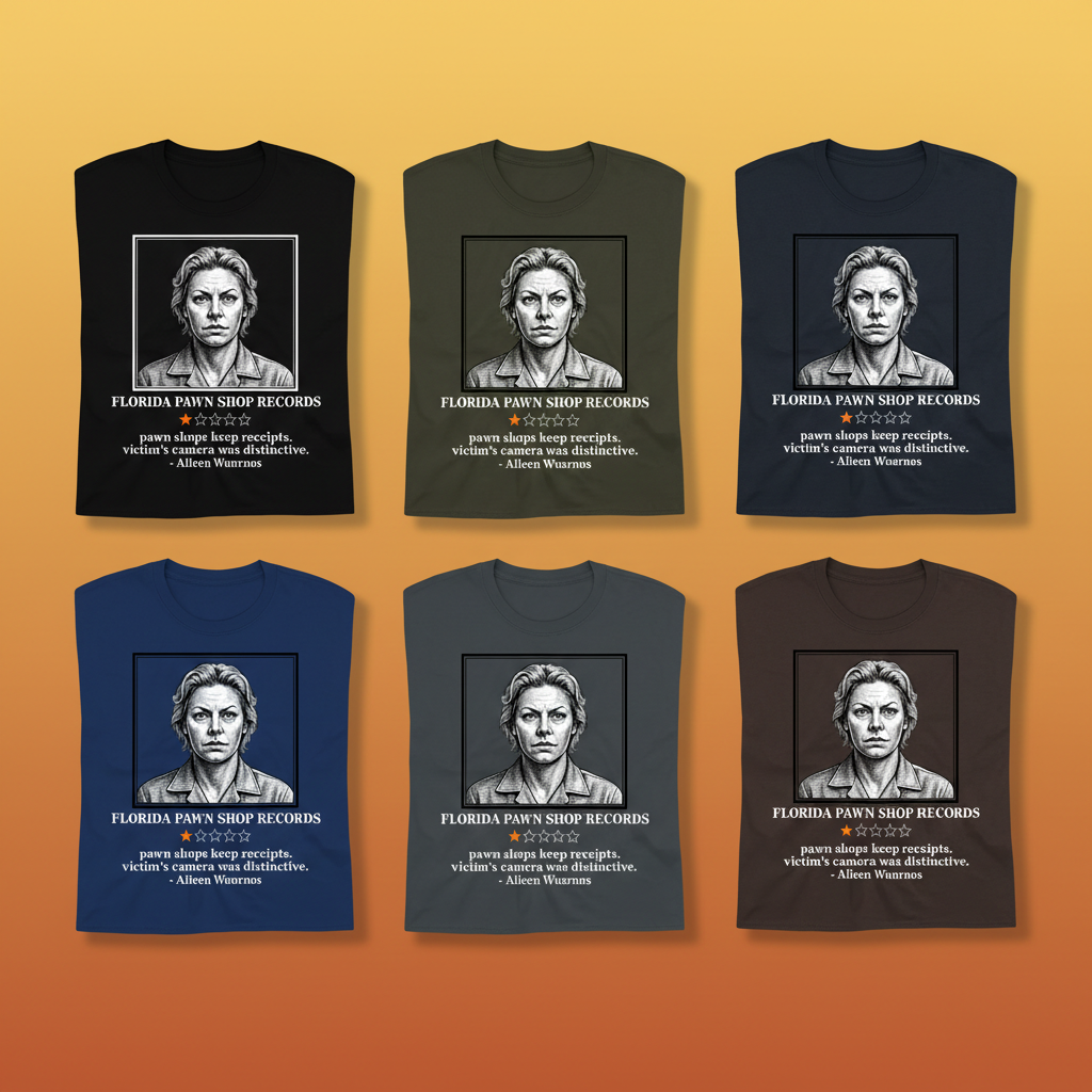 Florida Pawnshop Review T-Shirt_6color_grid