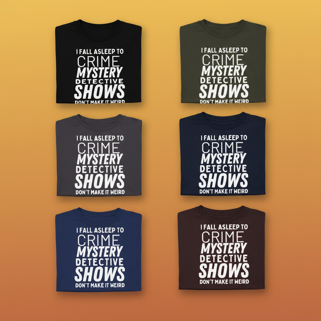 Crime Show Sleep T-Shirt_6color_grid