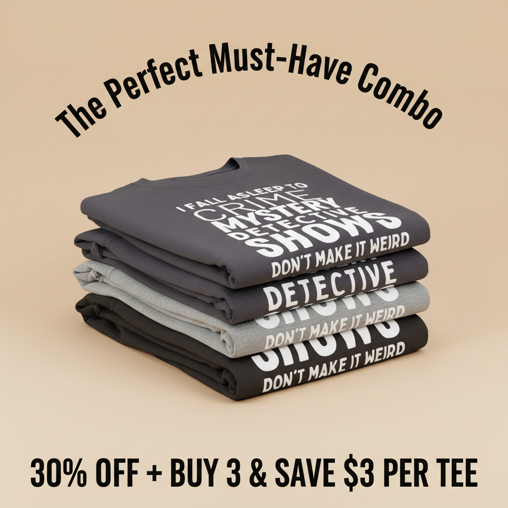 Crime Show Sleep T-Shirt_stacked_promotion