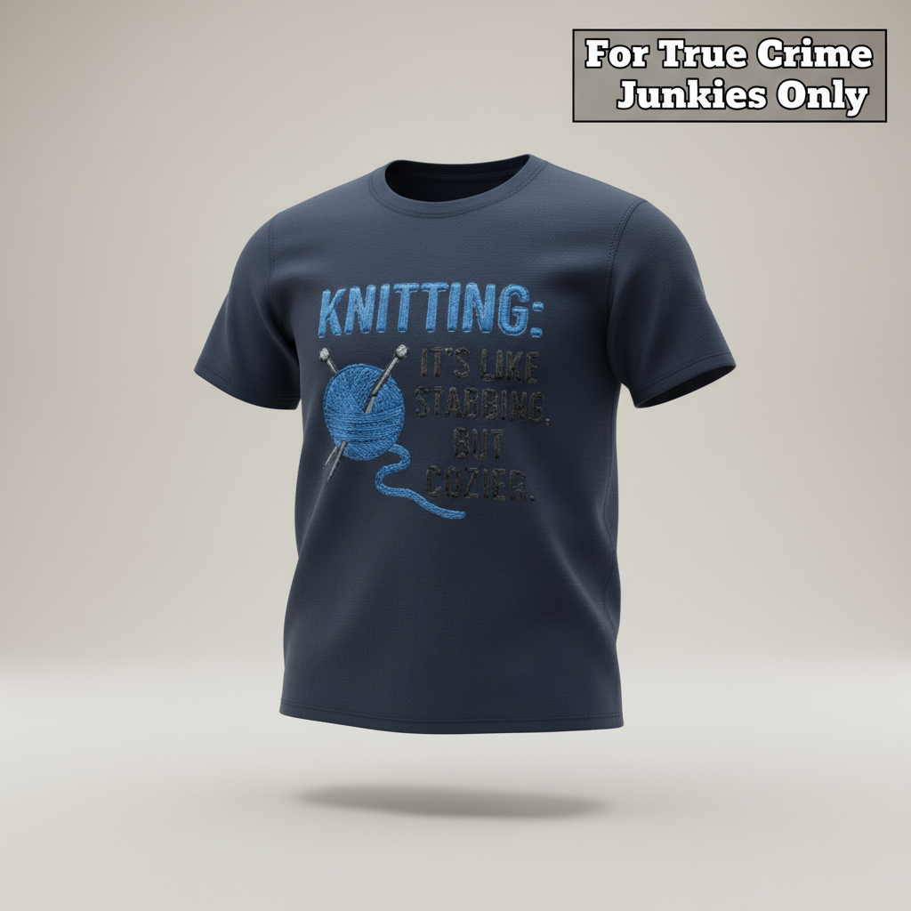Cozy Stabbing Knitting T-Shirt_3d_float