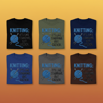 Cozy Stabbing Knitting T-Shirt_6color_grid