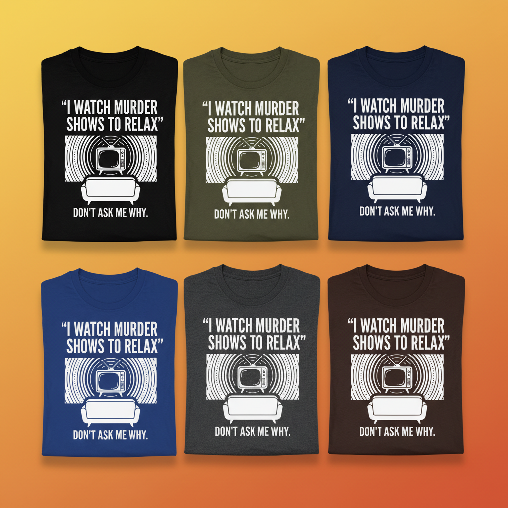 Murder Show Chill T-Shirt_6color_grid