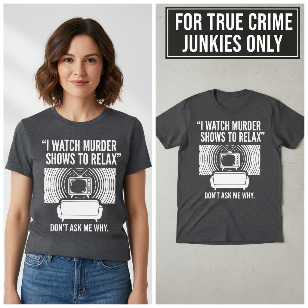 Murder Show Chill T-Shirt_model_flat