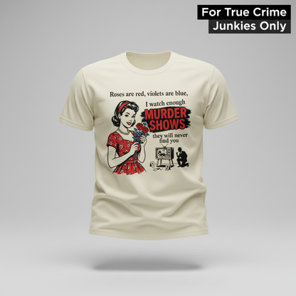 Murder Shows & Roses T-Shirt_3d_float
