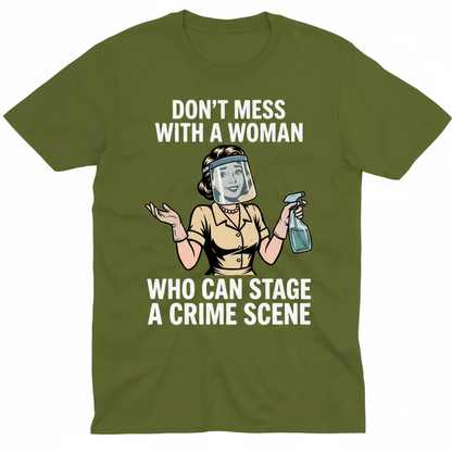 Crime Scene Queen T-Shirt_dual_lifestyle