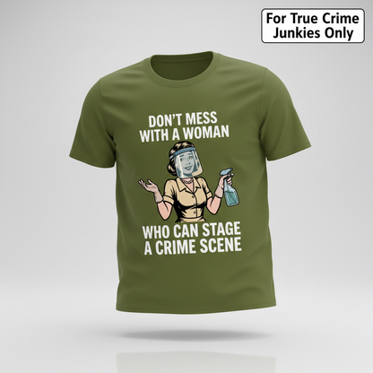 Crime Scene Queen T-Shirt_3d_float