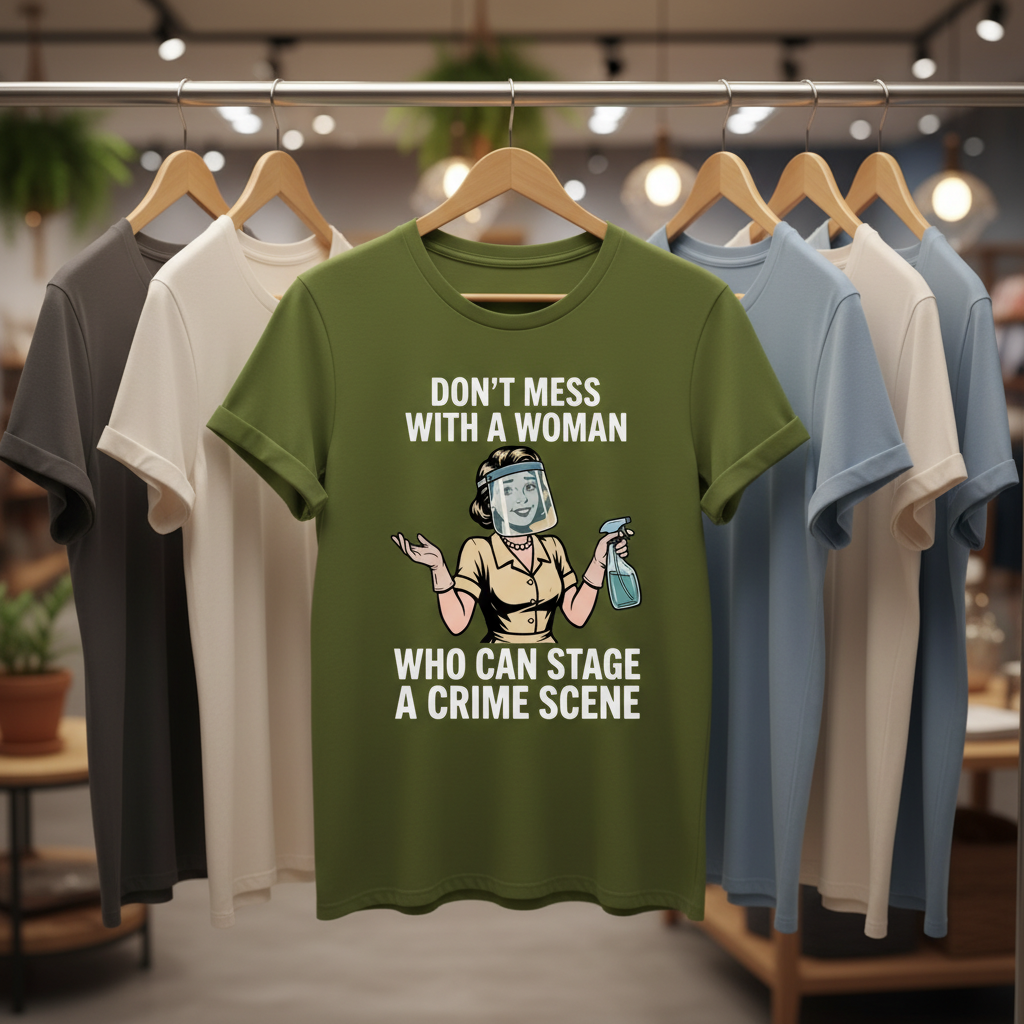 Crime Scene Queen T-Shirt_boutique_rack