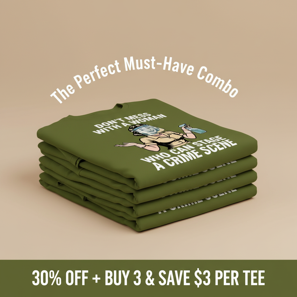 Crime Scene Queen T-Shirt_stacked_promotion