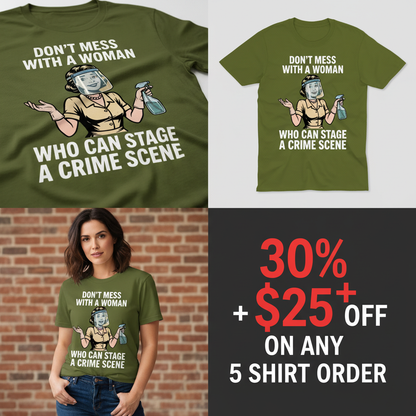 Crime Scene Queen T-Shirt_4_panel