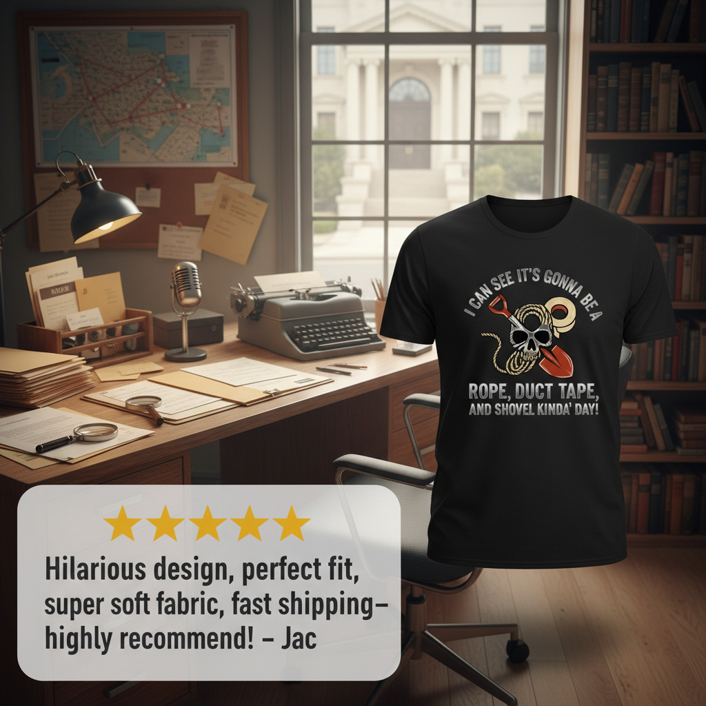 Rope Duct Tape Shovel T-Shirt_review_5star